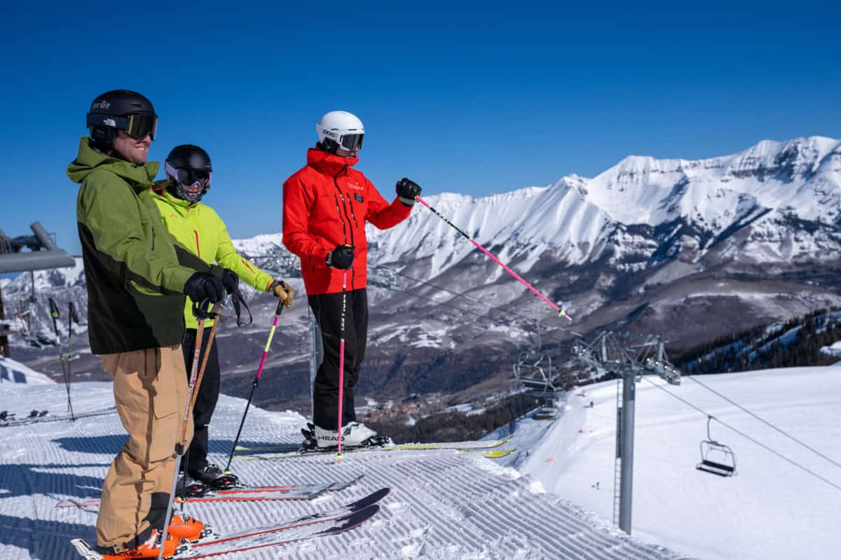 Cảnh quan núi non hùng vĩ tại khu nghỉ dưỡng trượt tuyết Telluride, Colorado