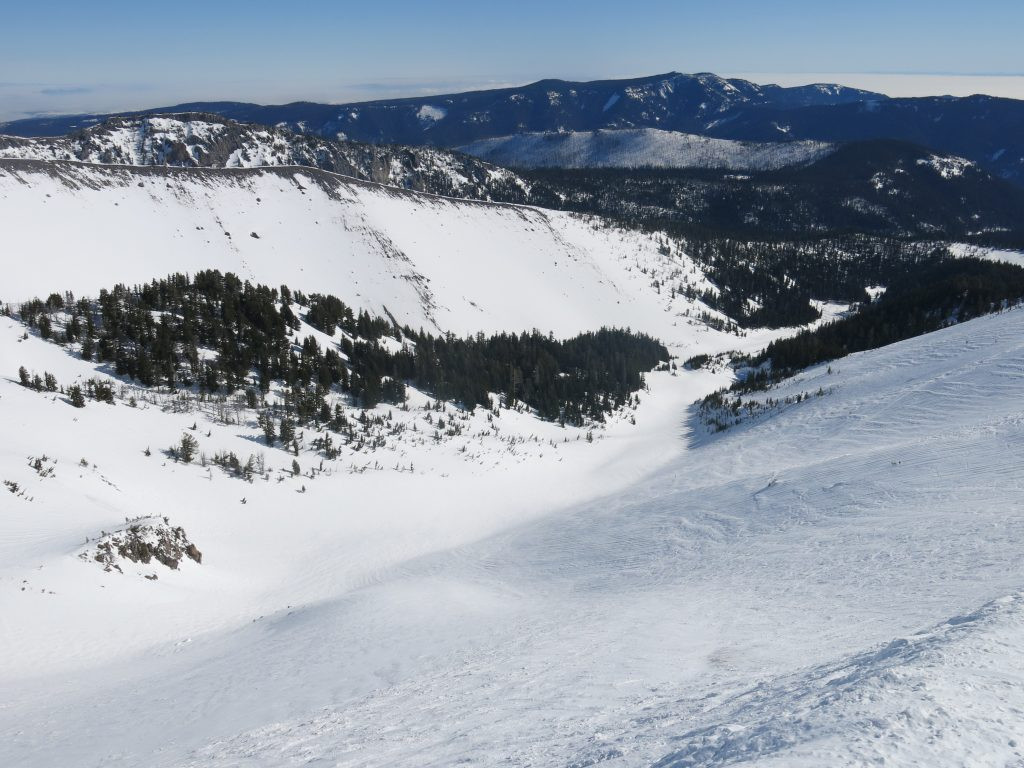 Thung lũng Heather Canyon tại Meadows Ski Resort, tháng 2 năm 2017