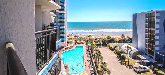 Hồ bơi tại Ocean Reef Resort Myrtle Beach