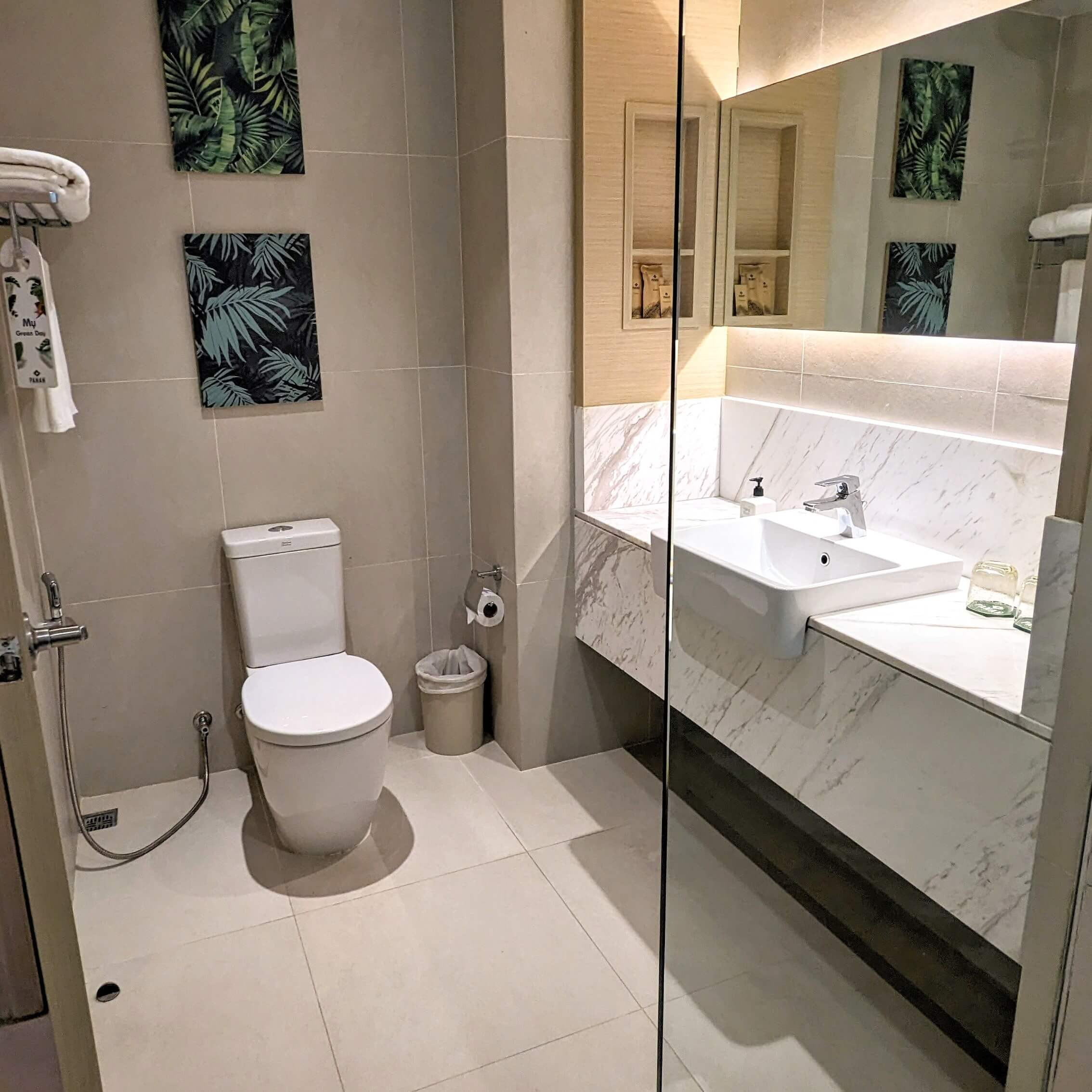 Phòng tắm tiện nghi tại Panan Krabi Resort