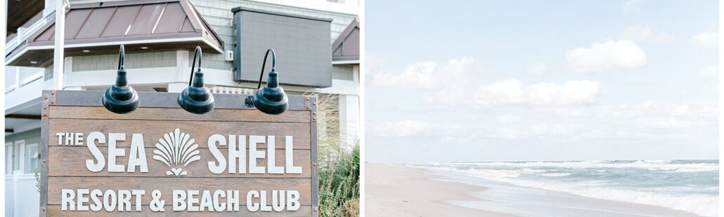 Ảnh chụp một cặp đôi đang tận hưởng bữa tối lãng mạn trên bãi biển tại Sea Shell Resort Long Beach Island