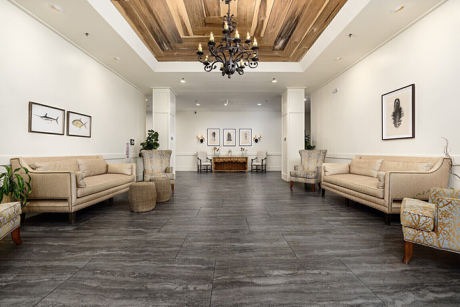 Clubhouse seating area