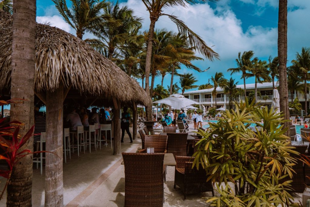 Bãi biển riêng tại Duck Cay Resort Florida