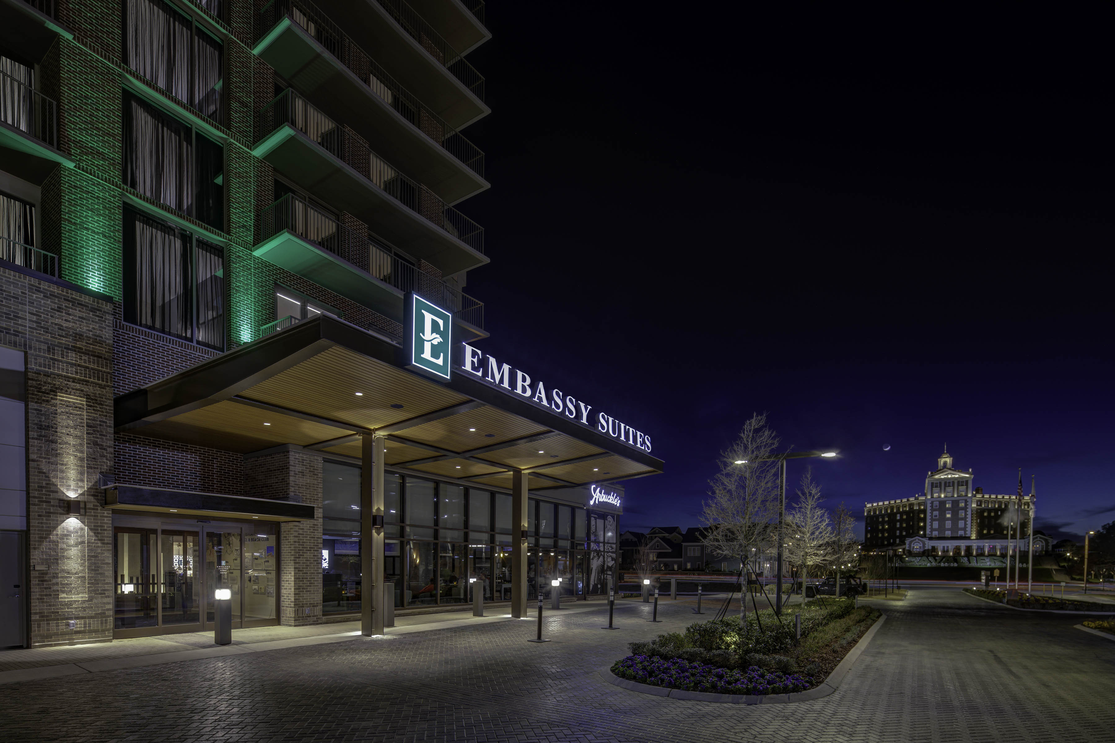 Embassy Suites by Hilton Virginia Beach Oceanfront Resort and Cavalier - Exterior - Night