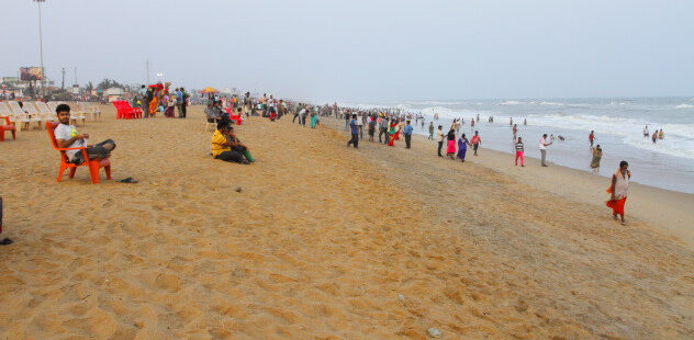 Bãi biển vàng nổi tiếng của Puri, Odisha