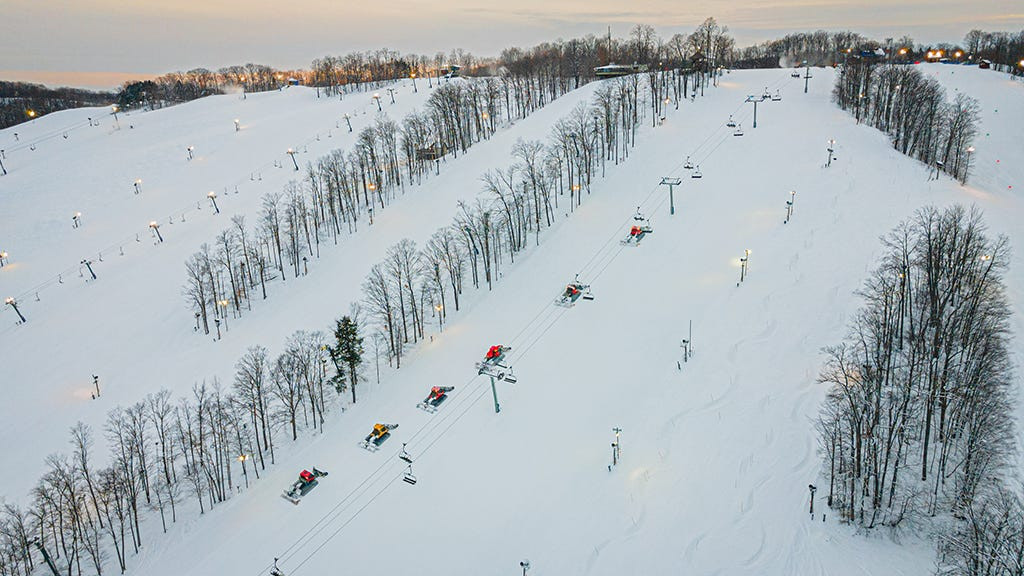 Grooming Boyne Mountain’s front side