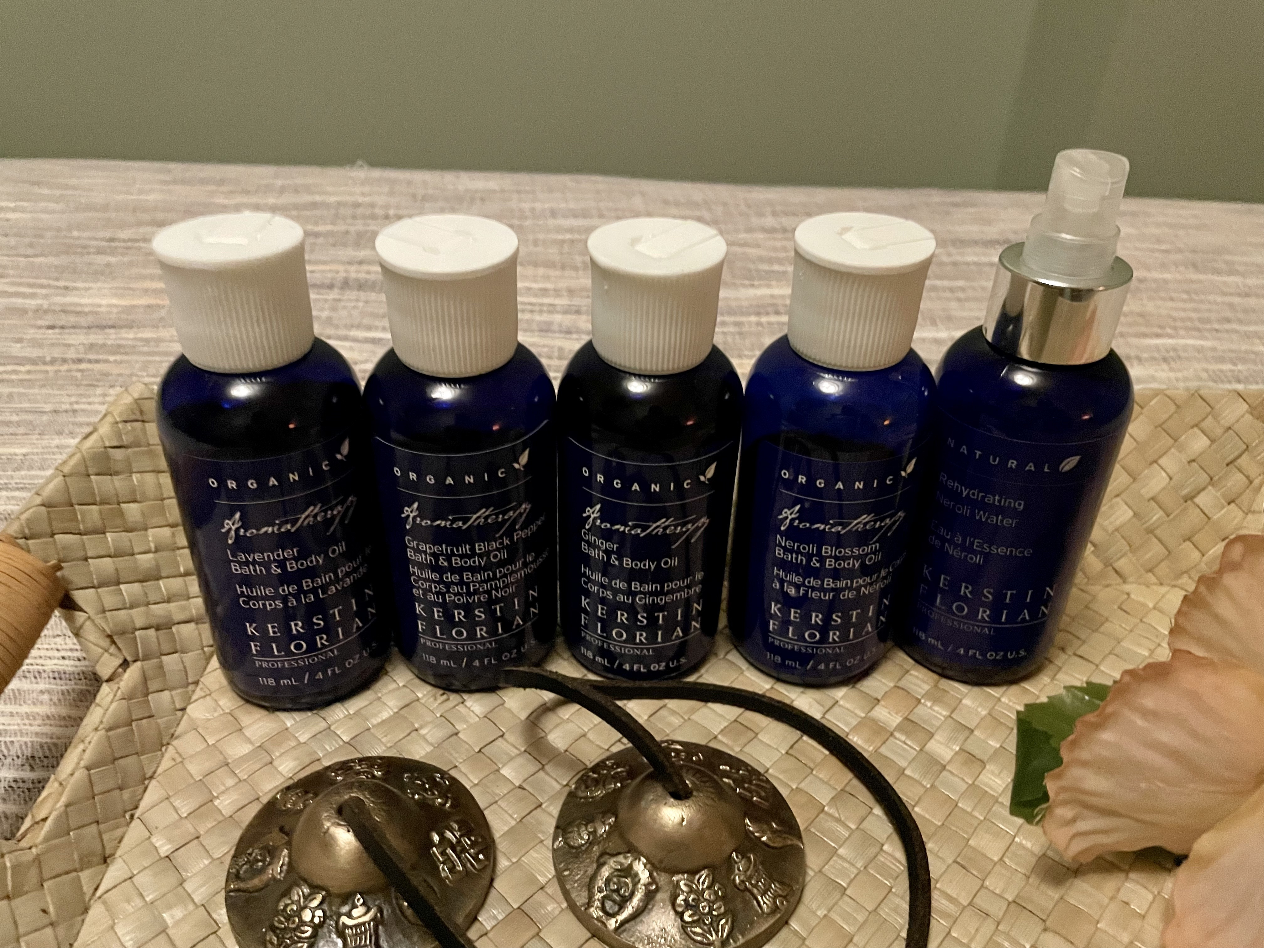 Dầu massage hữu cơ Kerstin Florian được sử dụng tại Henderson Spa
