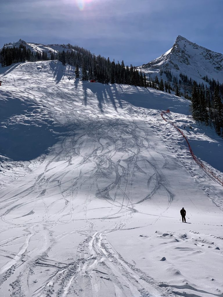 Những đường trượt được chuẩn bị kỹ càng tại Crested Butte, tháng 3 năm 2019