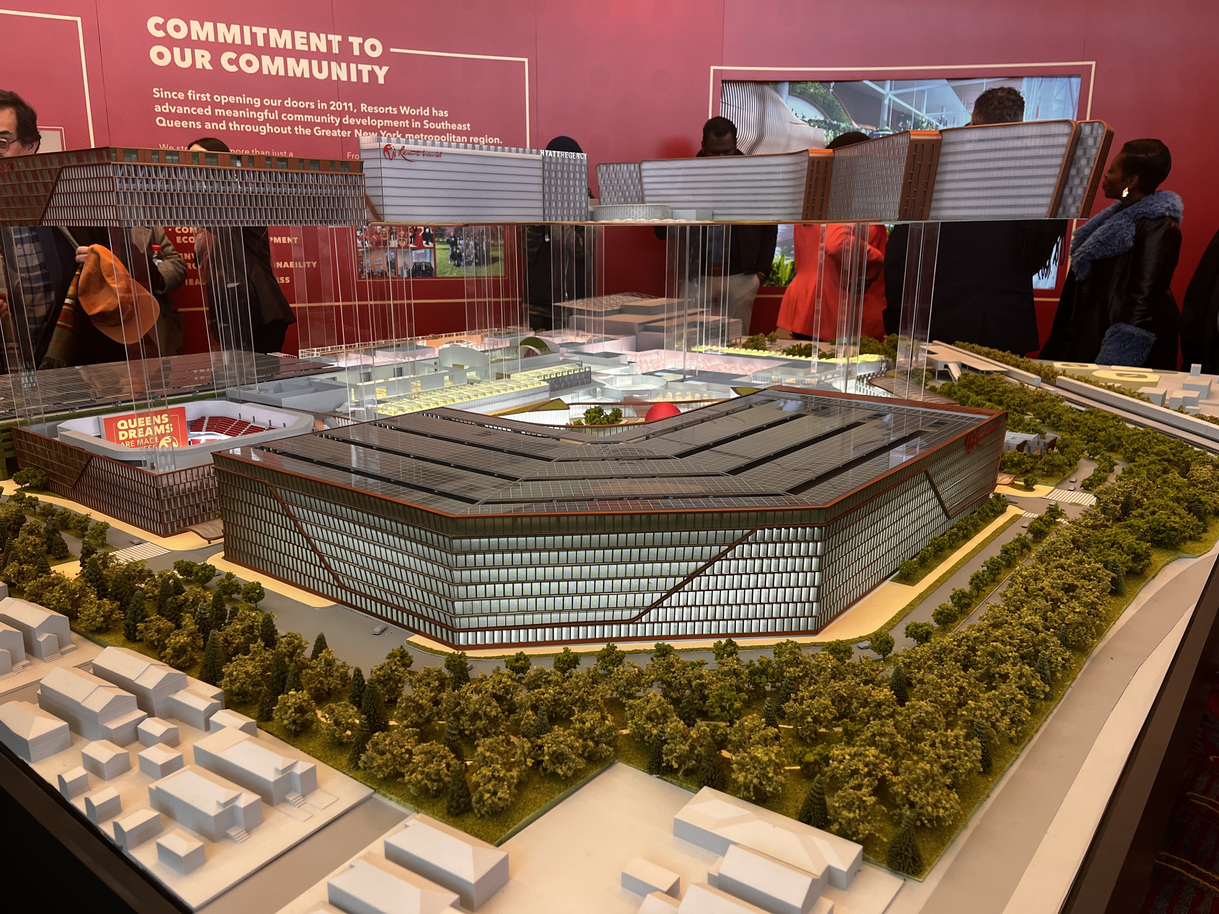 Mô hình 3D của khu phức hợp Resorts World New York City