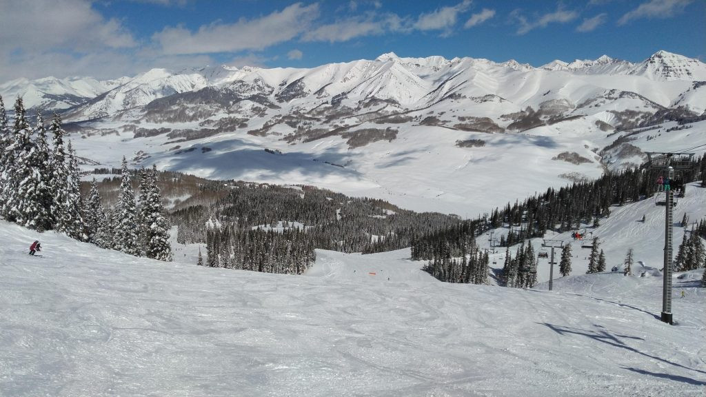 Paradise Bowl tại Crested Butte, tháng 3 năm 2019