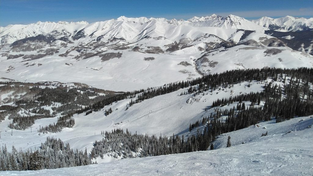 Đỉnh Headwall tại Crested Butte, tháng 3 năm 2019