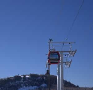A Gondola at Lutsen Ski Resort