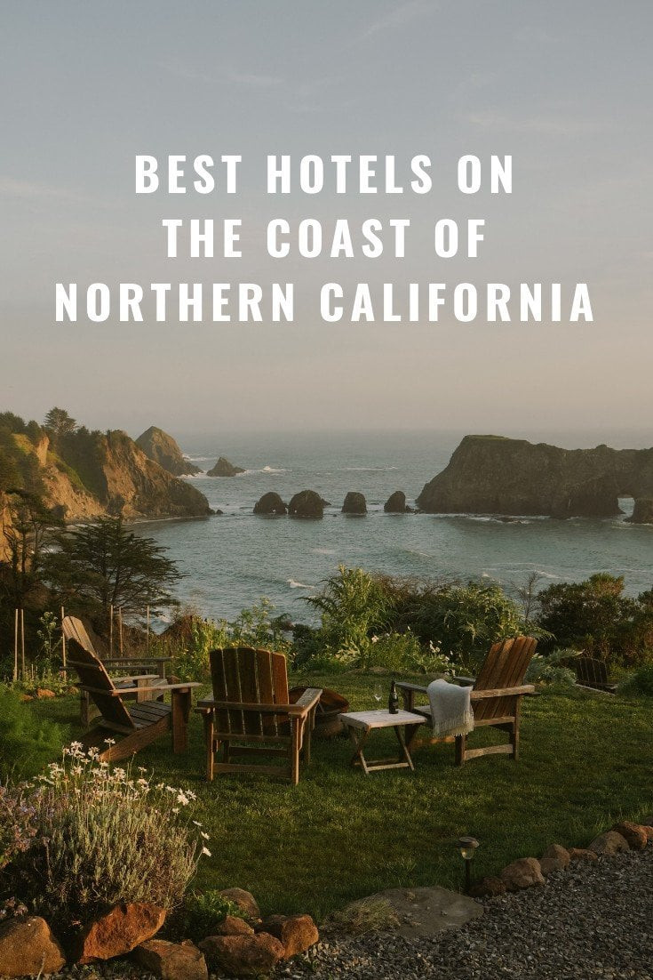 Phong cảnh tuyệt đẹp tại một khu nghỉ dưỡng ở Bắc California với hồ bơi vô cực nhìn ra biển