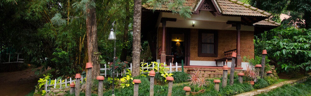 Khu vực lễ tân tại Misty Woods Coorg Resorts, Karnataka, Ấn Độ