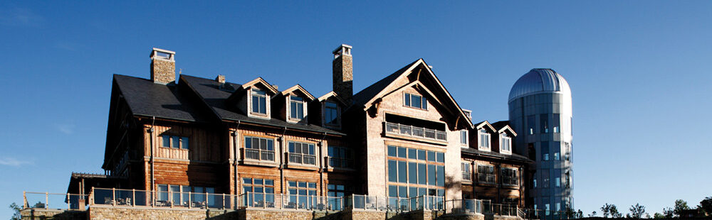 The Lodge at Primland offers casual and sophisticated dining, as well as a spa, swimming pool and fully equipped observatory. Photo courtesy Primland Resort