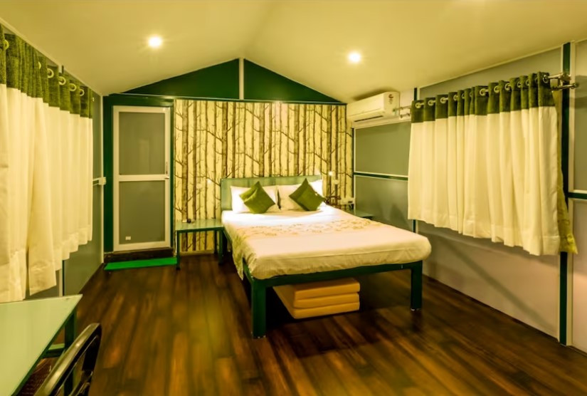 Khung cảnh thiên nhiên yên bình tại The Organic Stay, một trong những khu nghỉ dưỡng thuần chay hàng đầu gần Mumbai
