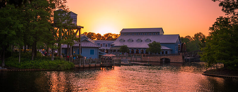 khu Alligator Bayou tại Port Orleans Resort Riverside