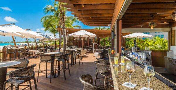 The Deck restaurant and bar at Seven Stars