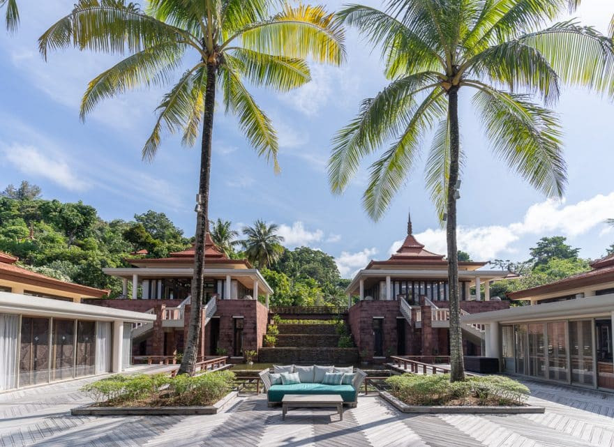 Trisara - Central courtyard